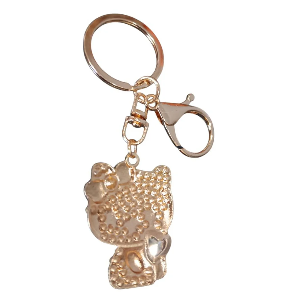 Hello Kitty Character Keychain Purse Charm in Dark Blue